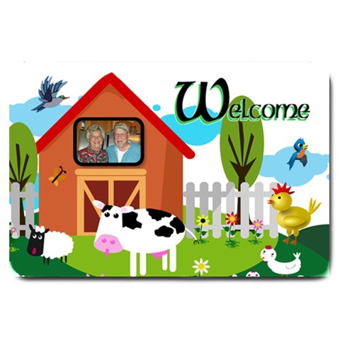 Barnyard Large Doormat By Joy Johns 30 x20  Door Mat