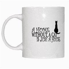 Home Cat - White Mug