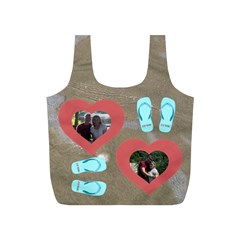 flip-flop love small recyle bag - Full Print Recycle Bag (S) flip-flop love small recyle bag - Full Print Recycle Bag (S)