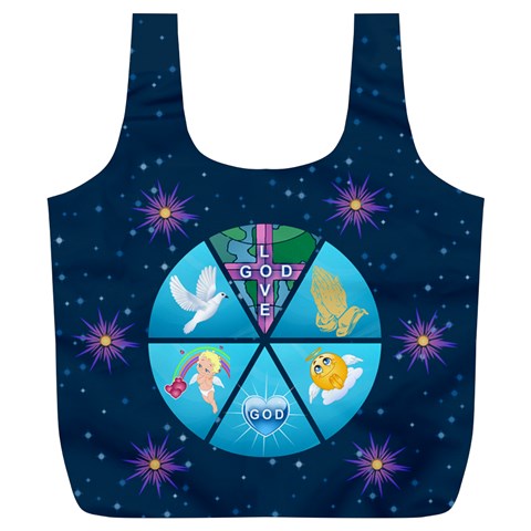 Believe Xl Recycle Bag By Joy Johns Back