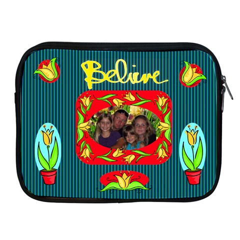 Believe Applie Ipad Zipper Case By Joy Johns Front