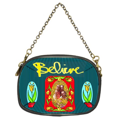 Believe Chain Purse By Joy Johns Front
