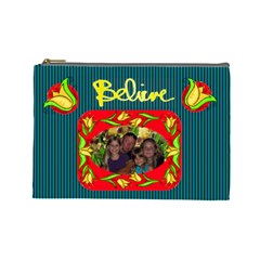 Believe large cosmetic bag - Cosmetic Bag (Large)