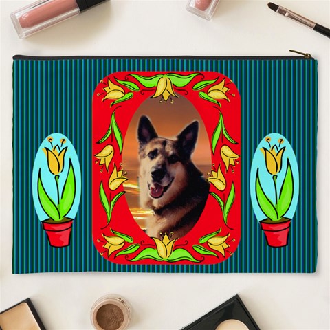 Believe Xxxl Cosmetic Bag By Joy Johns Back