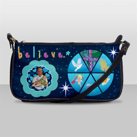 Believe Clutch Bag #2 By Joy Johns Front
