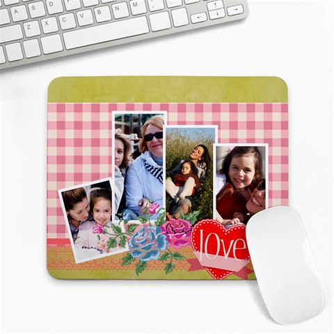 Mothers Day By Mom 9.25 x7.75  Mousepad - 1