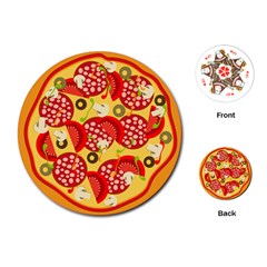 pizza - Playing Cards Single Design (Round)