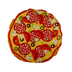 pizza - Standard 15  Premium Round Cushion 