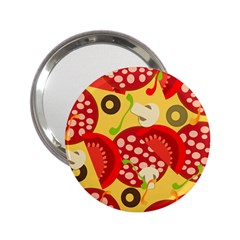 pizza - 2.25  Handbag Mirror