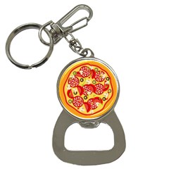 pizza - Bottle Opener Key Chain