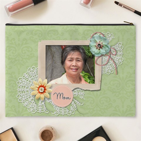 Cosmetic Bag (xxxl): Mom By Jennyl Back