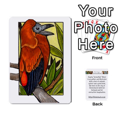 Ace Carddeck By Angela Front - SpadeA