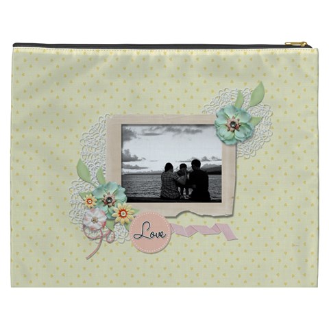 Cosmetic Bag (xxxl): Sweet Memories By Jennyl Back