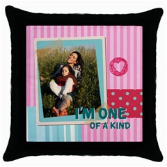 mothers day - Throw Pillow Case (Black)