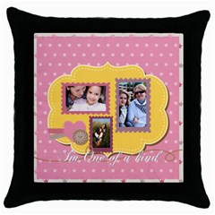 mothers day - Throw Pillow Case (Black)