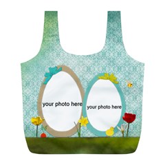 Happy easter bag - Full Print Recycle Bag (L) Happy easter bag - Full Print Recycle Bag (L)