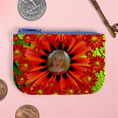 Fluid Flower Power Picture Coin Purse Hippy