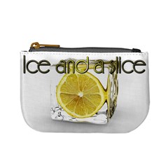 Ice and a slice after work drink bar relax chill lemon coin purse - Mini Coin Purse