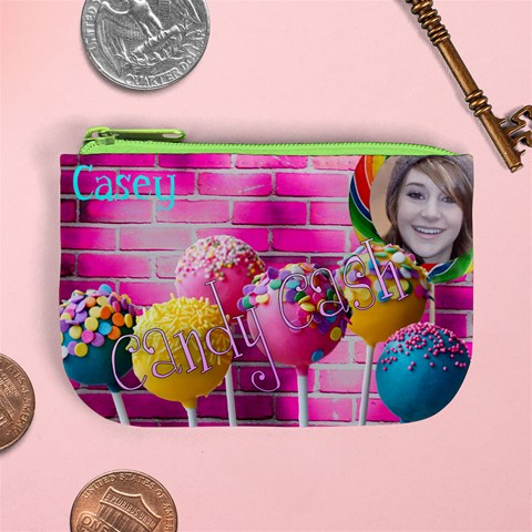 Candy Cash And Fruit Fund Coin Purse Naughty Good By Charley Heselti Front