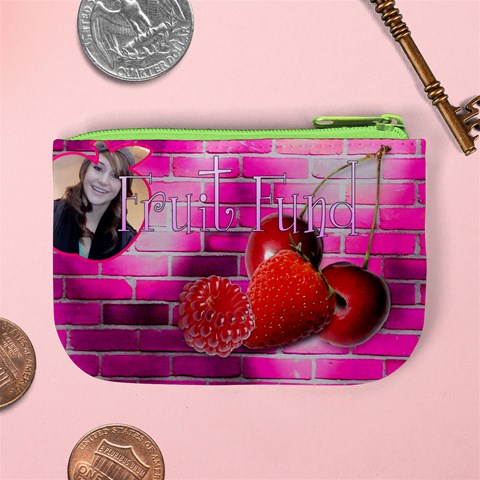 Candy Cash And Fruit Fund Coin Purse Naughty Good By Charley Heselti Back