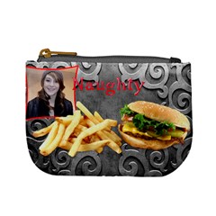 What s for lunch - Burger salad naughty good coin purse - Mini Coin Purse