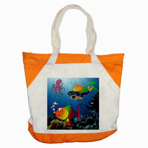 Under Water Beach Bag By Joy Johns Front