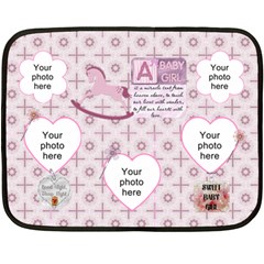 Baby Girl Mini Fleece Blanket - Fleece Blanket (Mini)