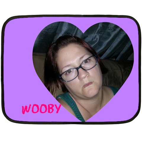 Wooby By Megan M O leary 35 x27  Blanket Front