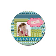 easter - Rubber Round Coaster (4 pack)