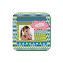 easter - Rubber Square Coaster (4 pack)