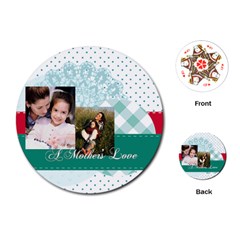 mothers day - Playing Cards Single Design (Round)