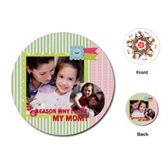 mothers day - Playing Cards Single Design (Round)