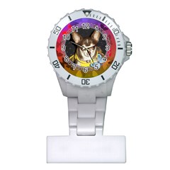 Butterfly Nurse Watch - Plastic Nurses Watch