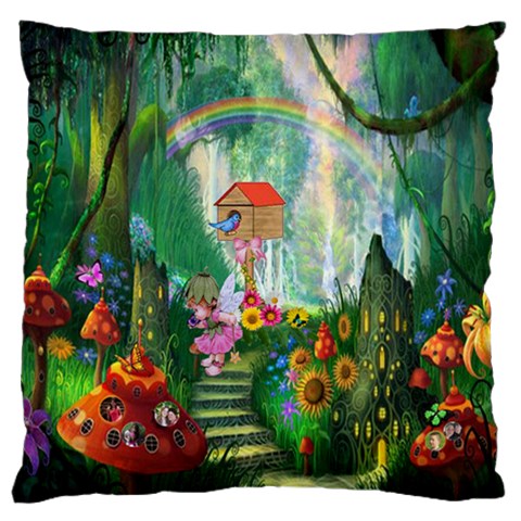 Fairyland Large Cushion Case (one Side) By Kim Blair Front