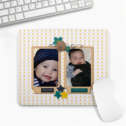 Mousepad: Boys 9 By Jennyl Front