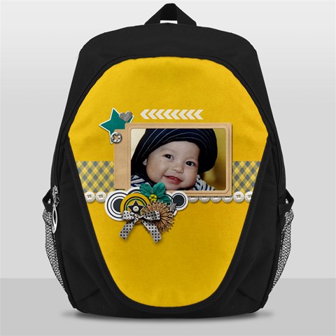 Backpack Bag: Boys Will Be Boys By Jennyl Front