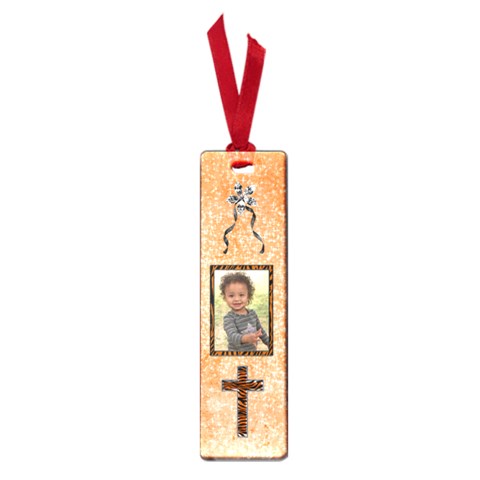 Orange Cross Bookmark Small By Angeye Front
