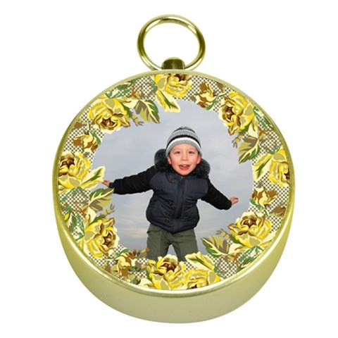 Boy Gold Compass By Deborah Front