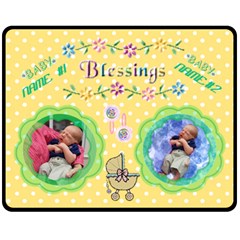 Twins medium blanket (4 styles) - Fleece Blanket (Medium) Twins medium blanket (4 styles) - Fleece Blanket (Medium)