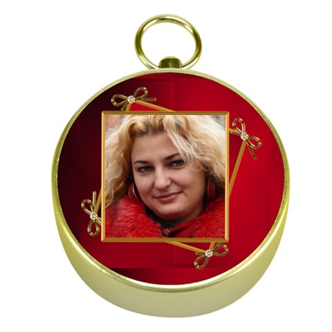 My Girl Gold Compass By Deborah Front