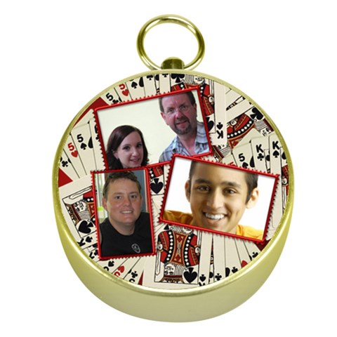 Cards Anyone Gold Compass By Deborah Front