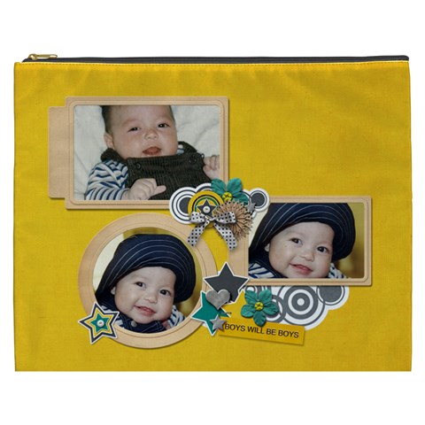 Cosmetic Bag (xxxl): Boys1 By Jennyl Front