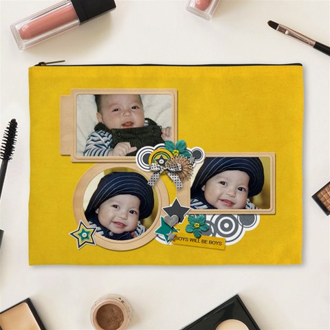 Cosmetic Bag (xl) : Boys1 By Jennyl Front