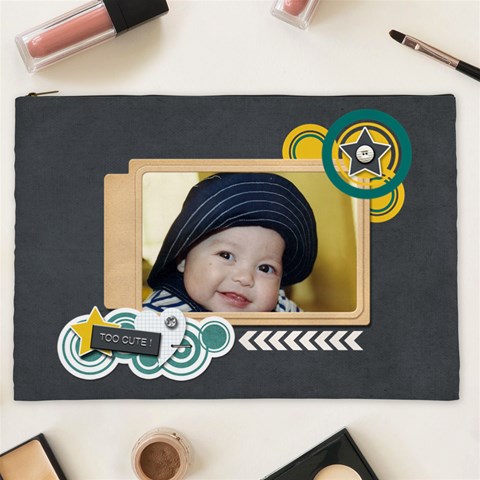 Cosmetic Bag (xxl): Too Cute By Jennyl Front