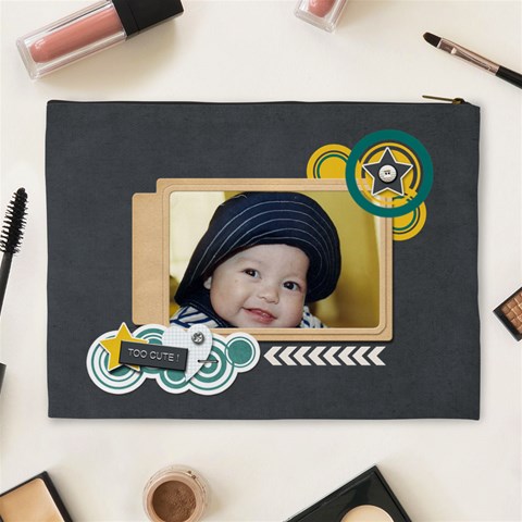 Cosmetic Bag (xl): Too Cute By Jennyl Back