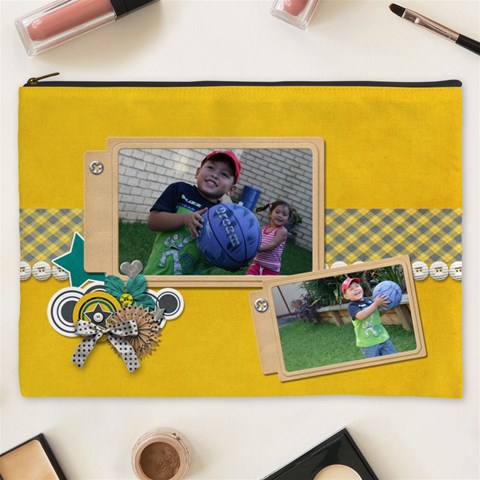 Cosmetic Bag (xxxl) : Boys3 By Jennyl Front