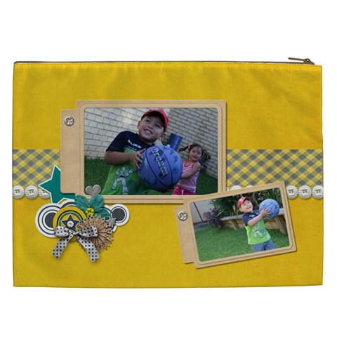 Cosmetic Bag (xxl): Boys3 By Jennyl Back