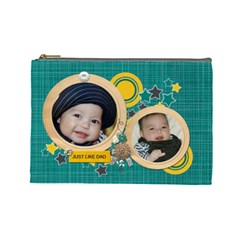 Cosmetic Bag (L): Just Like Dad - Cosmetic Bag (Large)