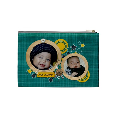 Cosmetic Bag (m): Just Like Dad By Jennyl Back