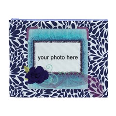Purple and Blue XL cosmetic bag - Cosmetic Bag (XL)